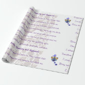 Gebed voor goddelijke reiniging en uitlijning cadeaupapier (Uitgerold)