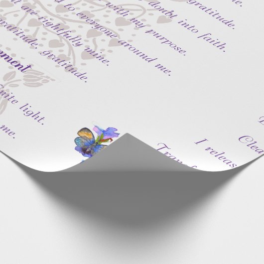 Gebed voor goddelijke reiniging en uitlijning cadeaupapier (Hoek)