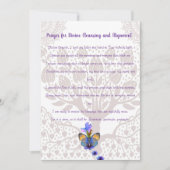 Gebed voor goddelijke reiniging en uitlijning kaart (Voorkant)