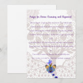 Gebed voor goddelijke reiniging en uitlijning kaart (Voorkant / Achterkant)