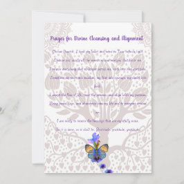 Gebed voor Goddelijke Reiniging en Uitlijning Kaart