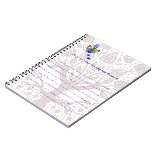 Gebed voor goddelijke reiniging en uitlijning notitieboek (Linkerzijde)