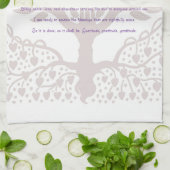 Gebed voor goddelijke reiniging en uitlijning theedoek (Gevouwen)