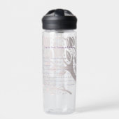 Gebed voor goddelijke reiniging en uitlijning waterfles (Voorkant)