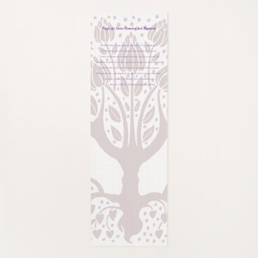 Gebed voor goddelijke reiniging en uitlijning yogamat (Voorkant)