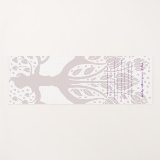 Gebed voor goddelijke reiniging en uitlijning yogamat (Voorkant (horizontaal))