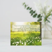 Gebed voor God's begeleiding, Briefkaart van de le (Staand voorkant)