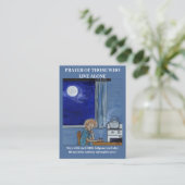 Gebed voor hen die alleen wonen visitekaartje (Staand voorkant)