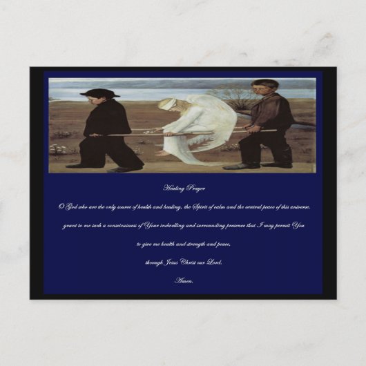 Gebed voor het genezen van het zieke Briefkaart (Voorkant)
