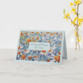 Gebed voor kankerpatiënt kaart (Gele Bloem)