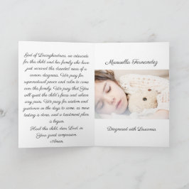 Gebed voor kind met kanker gediagnosticeerd - Vouw Kaart