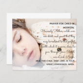 Gebed voor kinderen in het ziekenhuis - Briefkaart (Voorkant / Achterkant)