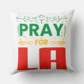 Gebed voor LA · Gebed voor Los Angeles Kussen (Achterkant)