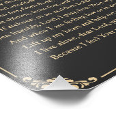 Gebed voor mensen die alleen wonen foto afdruk (Hoek)