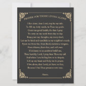 Gebed voor mensen die alleen wonen kaart (Voorkant)