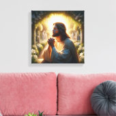 GEBED VOOR ONZE VADER CANVAS AFDRUK (Insitu (Woonkamer))