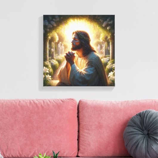 GEBED VOOR ONZE VADER CANVAS AFDRUK (Insitu (Woonkamer))