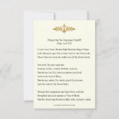 Gebed voor paus Leo XIV | heilig (Achterkant)