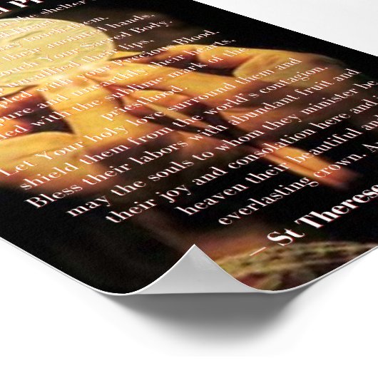 Gebed voor priesters Print (Hoek)