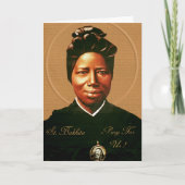 Gebed voor St. Bakhita Kaart (Voorkant)