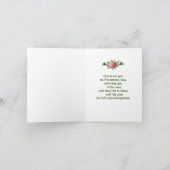 Gebed voor St. Patrick's Day Shamrocks Rozen Feestdagen Kaart (Binnen)