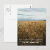 gebed voor tarwevelden briefkaart (Voorkant / Achterkant)