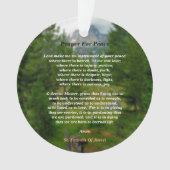 gebed voor vrede ornament (voorkant)