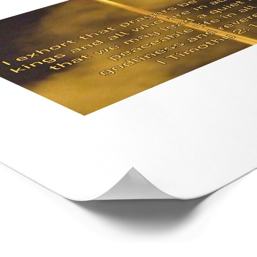 Gebed voor vrede - poster (Hoek)