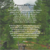 gebed voor vrede sticker (Voorkant)