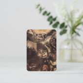 Gebed voor zielen in het zuiveringsstation visitekaartje (Staand voorkant)