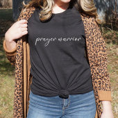 Gebed Warrior Vrouwen Tri-Blend Shirt