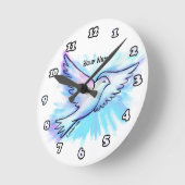 Gebed werkt Dove Christelijke klok (Hoek)