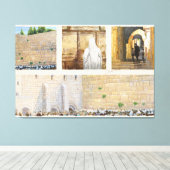 "Gebed" Westerne Muur KOTEL Jeruzalem Oude Stad Canvas Afdruk (Insitu (Houten vloer))