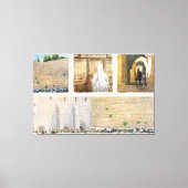 "Gebed" Westerne Muur KOTEL Jeruzalem Oude Stad Canvas Afdruk (Voorkant)