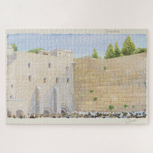 Gebed, Westerne Muur KOTEL Jeruzalem Oude Stad KUN Legpuzzel