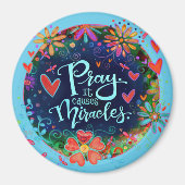 Gebed zorgt voor wonderen  bloemencrisis magneet (Voorkant)