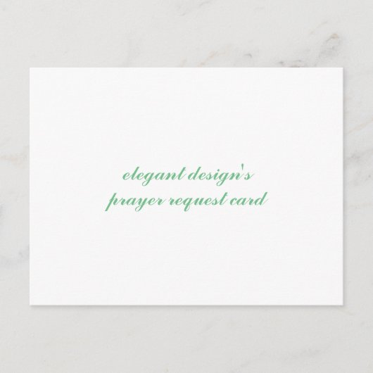 gebedaanvraag briefkaart (Voorkant)