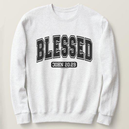Gebedeld christelijk geloof trui (Design voorkant)