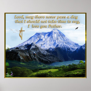 gebeden Christelijke poster