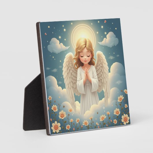 gebeden engel fotoplaat (Voorkant)