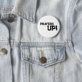 Gebeden omhoog - Button White (In situ)