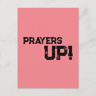 Gebeden op Peach Briefkaart