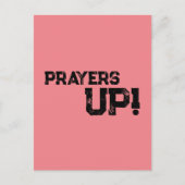 Gebeden op Peach Briefkaart (Voorkant)