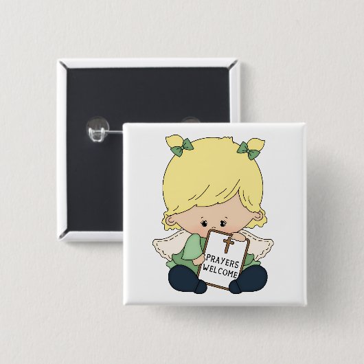 Gebeden - Square Button (Voorkant /achterkant)