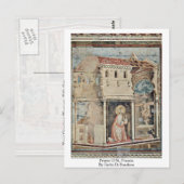 gebeden van sint-jansbrood door Giotto di Bondone Briefkaart (Voorkant / Achterkant)