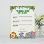 gebeden voor de Baby [diersoort] letterhead Briefhoofd (Staand voorkant)