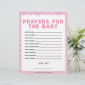 gebeden voor de Baby [luxekant [roze]] Briefhoofd (Staand voorkant)