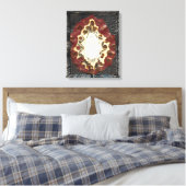 gebeden voor de helling canvas afdruk (Insitu (Slaapkamer))