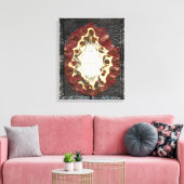 gebeden voor de helling canvas afdruk (Insitu (Woonkamer))