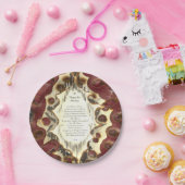 gebeden voor de helling papieren bordje (Feest)